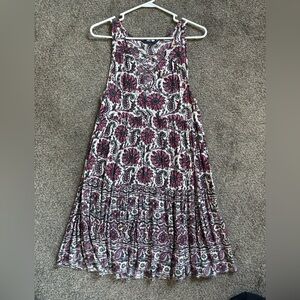 American Eagle Outfitters Paisley Maxi Dress - Purple and White